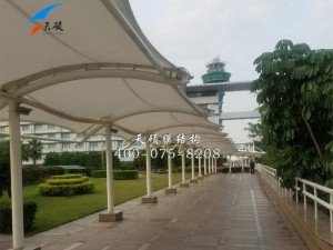 廣西南寧鉑爾曼酒店膜結構通道